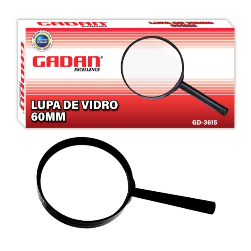 Lupa de Vidro 60mm e 75mm  Alta Qualidade e Precisão