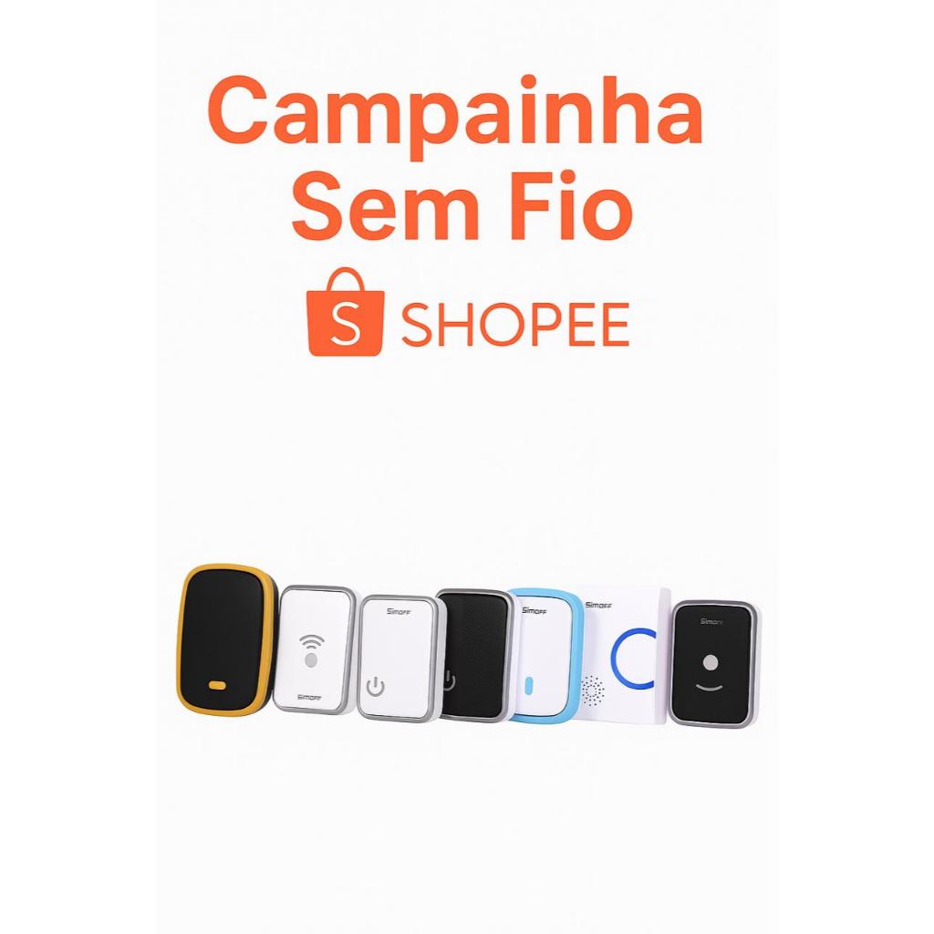 Campainha Residencial, Sem Fio, A Prova d'água Residencial com 32 Toques Longo Alcance