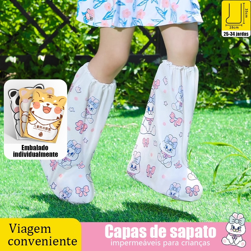 Capas de sapato impermeáveis fofas, para uso ao ar livre