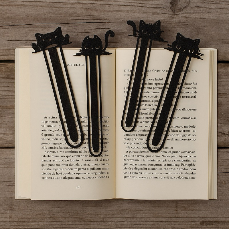 Kit 12, 8, 4 e 2 Marcadores de Páginas, Livros, Revistas, Caderno - Premium