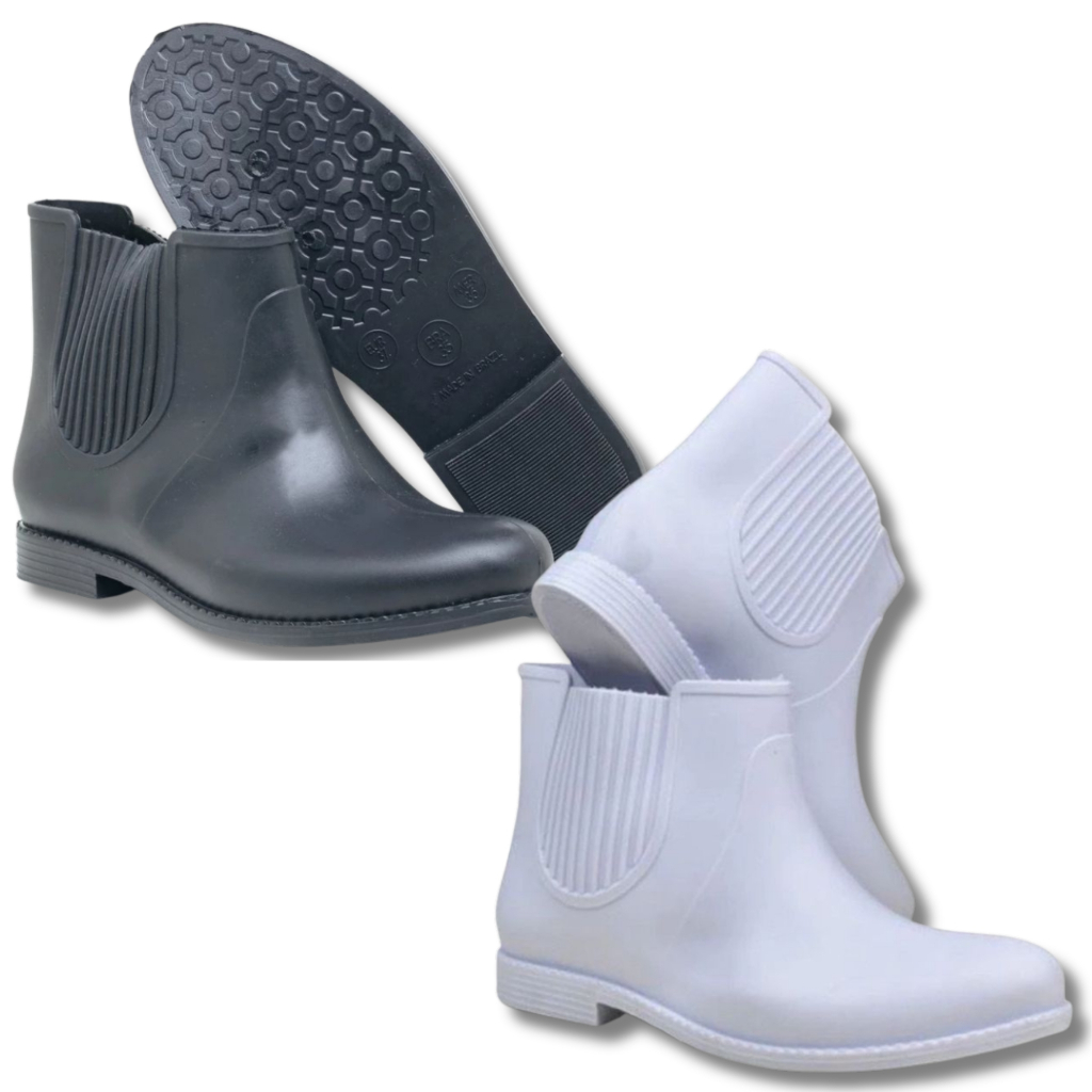 Kit Bota de Borracha Enfermagem Feminina Limpeza Impermeável