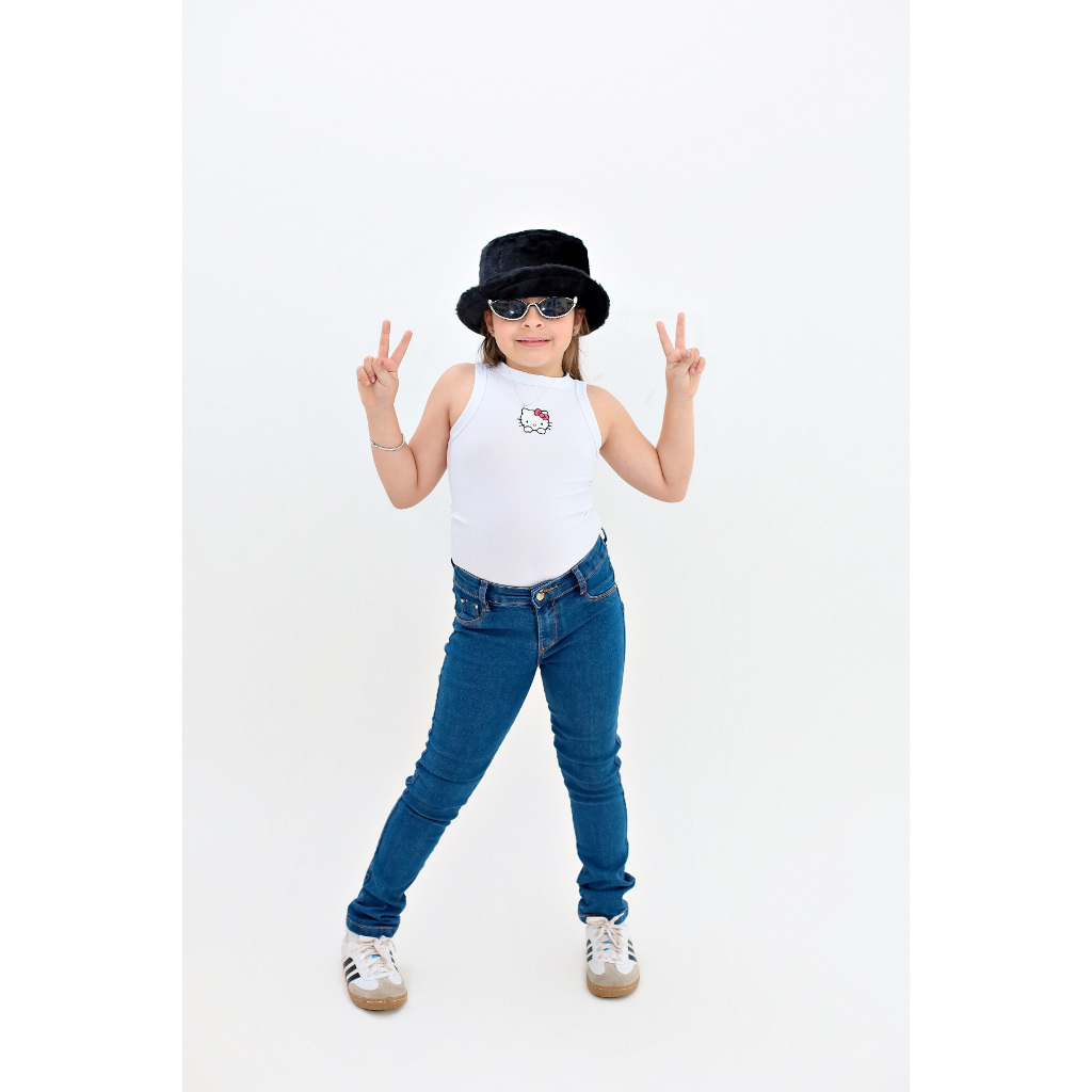 Calça Jeans menina Infantil juvenil Feminina com ajuste,calça menina, roupa infantil menina