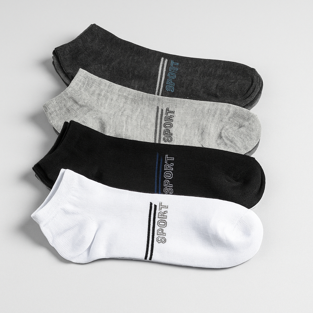 Kit 3 6 12 Pares Meia Juvenil Masculina Soquete Cano Curto Algodão Conforto 31 ao 35