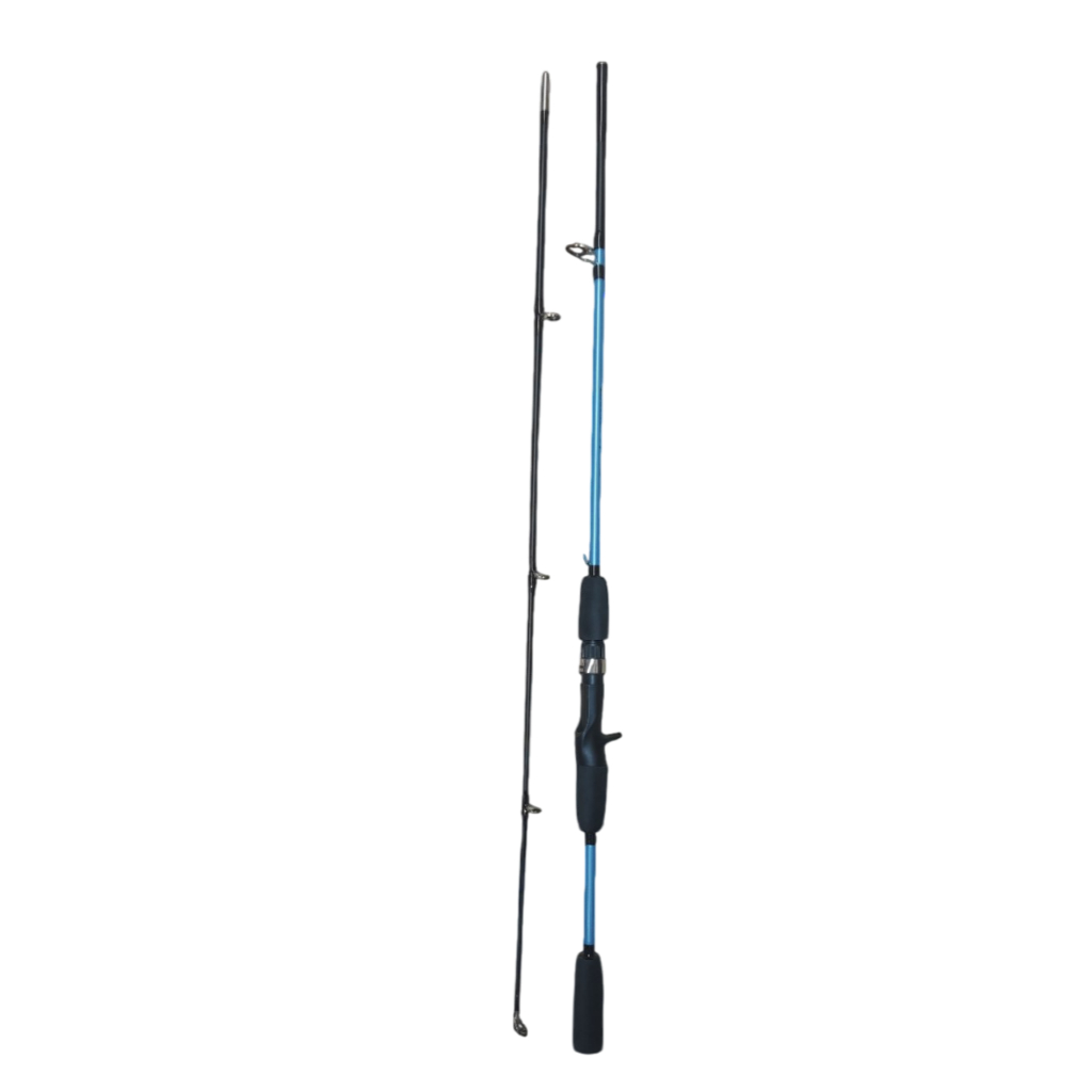 Vara red fox para carretilha  ou molinete maciça FIBRA DE VIDRO 2 partes (1,35m-1,50m-1,65m-1,80m)
