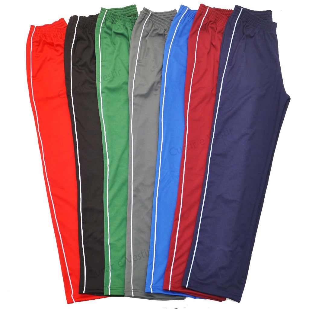 Kit 2 Calças Helanca Juvenil Uniforme Escolar