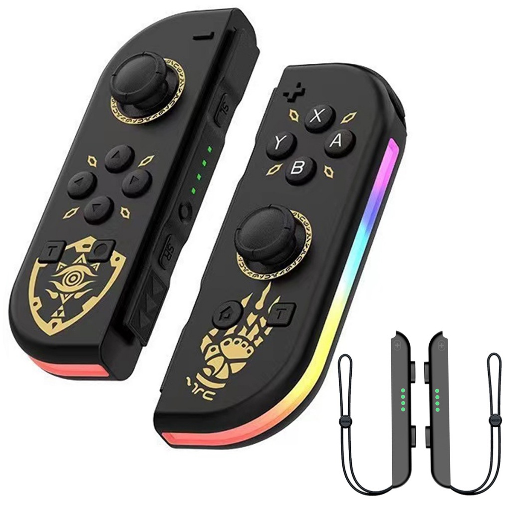 VILCORN Joy-2 Joypad Para Nintendo Switch/Lite/Oled Con Zelda Joystick PC Yuzu Controlador De Dupla Vibração