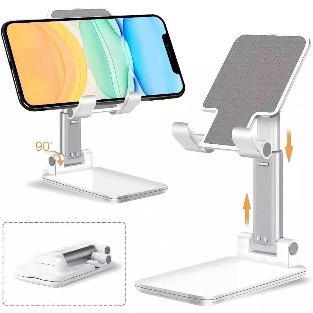 Kit 5-10-15-20 Suporte Para Celular e Tablet Dobrável Portátil Ajustável Apoio Mesa