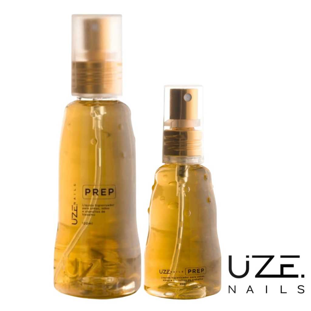 Uze Nails Prep Higienizador 120ml ou 65ml - Escolha