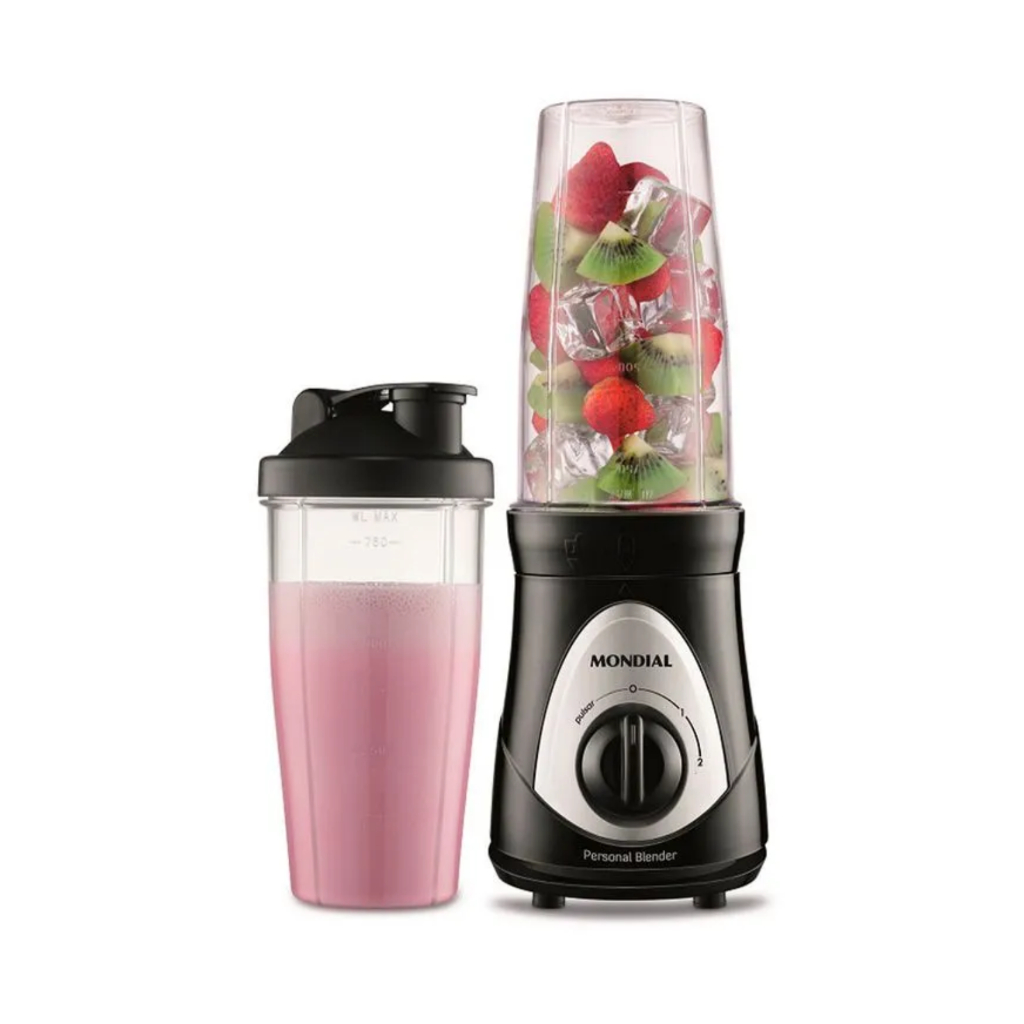 Liquidificador Portátil Mondial Personal Blender 300W 127V Preto DG-01 