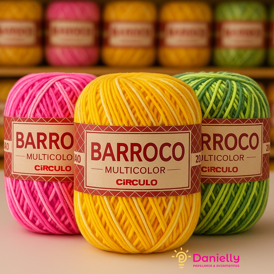 barbante Barroco Multicolor 200g Círculo