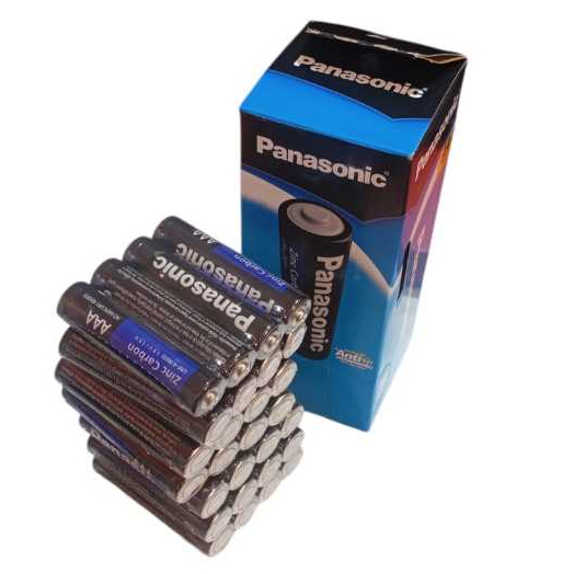 kit 12 Pilha Palito AAA Panasonic kit 8 pilhas