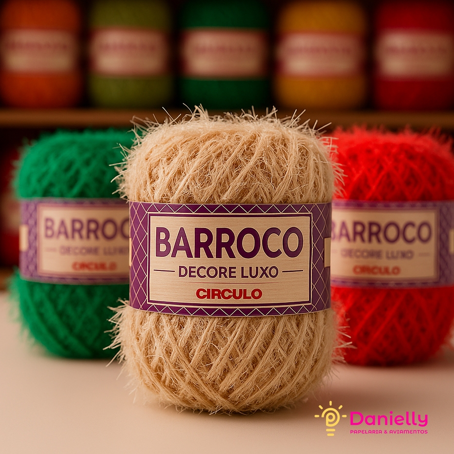 Linha Barroco Decore Luxo Círculo 280gr- 180mt