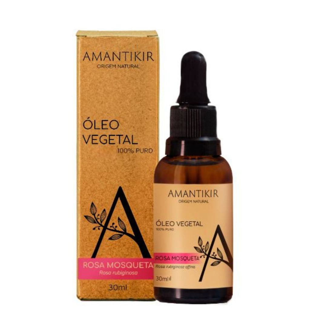 Óleo Vegetal de Rosa Mosqueta 100% Puro - (Rosa rubiginosa) - 30ml - Amantikir