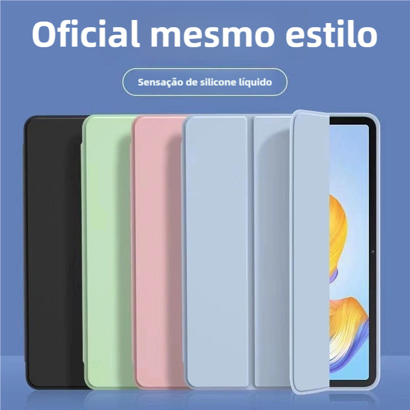 capa Compatível com com porta caneta para ipad 7/8/9/10/11 (A16) , Air 3/4/5/M2/M3, Pro 11"/12.9" Air 13"