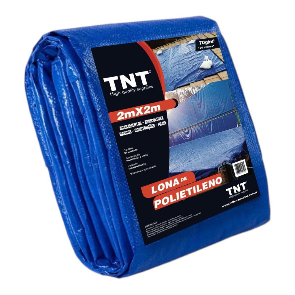 Lona 2x2 Azul Impermeavel Piscina Barraca Camping Telhado