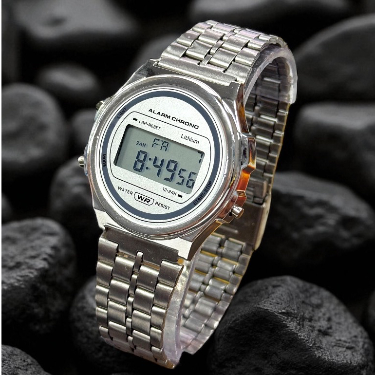 Relógio Led WR REDONDO GRANDE De Pulso Digital Feminino presente para mulher