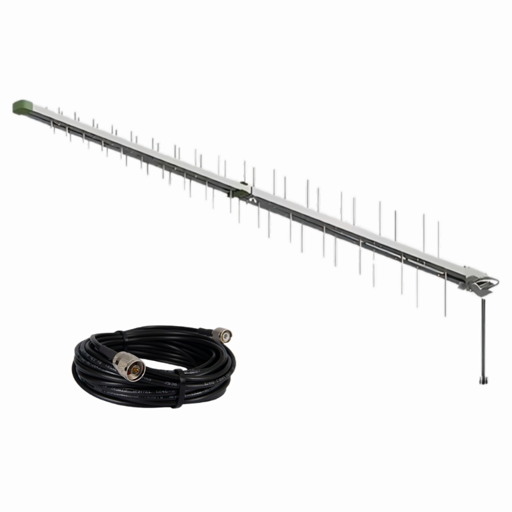 Kit Antena Celular Rural 3g 4g + Cabo De Descida 10 Metros