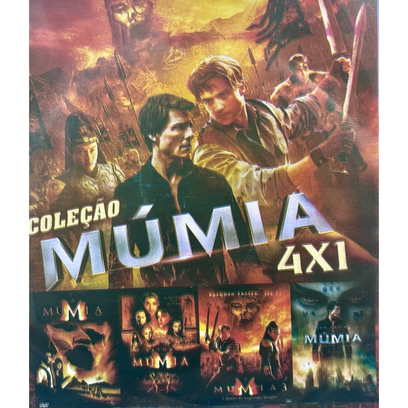 Múmia coleção 4 em 1 DVD filmes