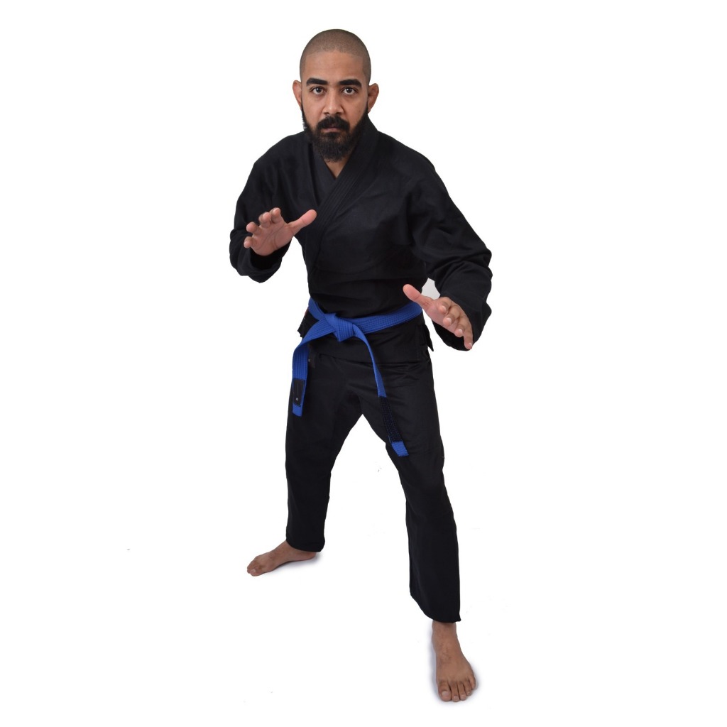 Kimono Adulto Judo Jiu Jitsu Trançado com calça RIPSTOP + Faixa