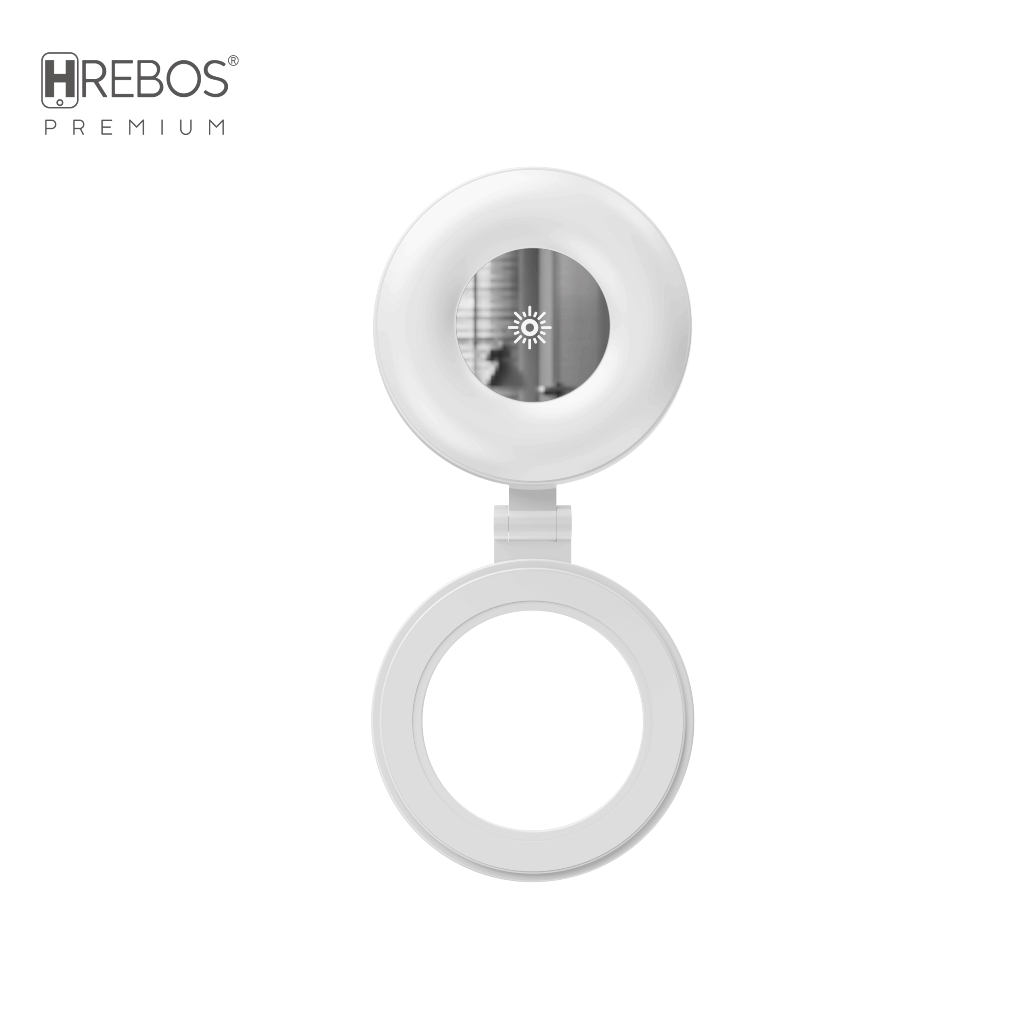 Luz De Preenchimento Magnética Para Smartphone , Mini Selfie , 3 Modos De Brilho Ajustável , Iluminação Universal Maquia