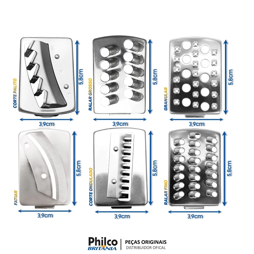 LAMINAS ORIGINAL PHILCO PARA MULTIPROCESSADOR ALL IN ONE / FUN KITCHEN