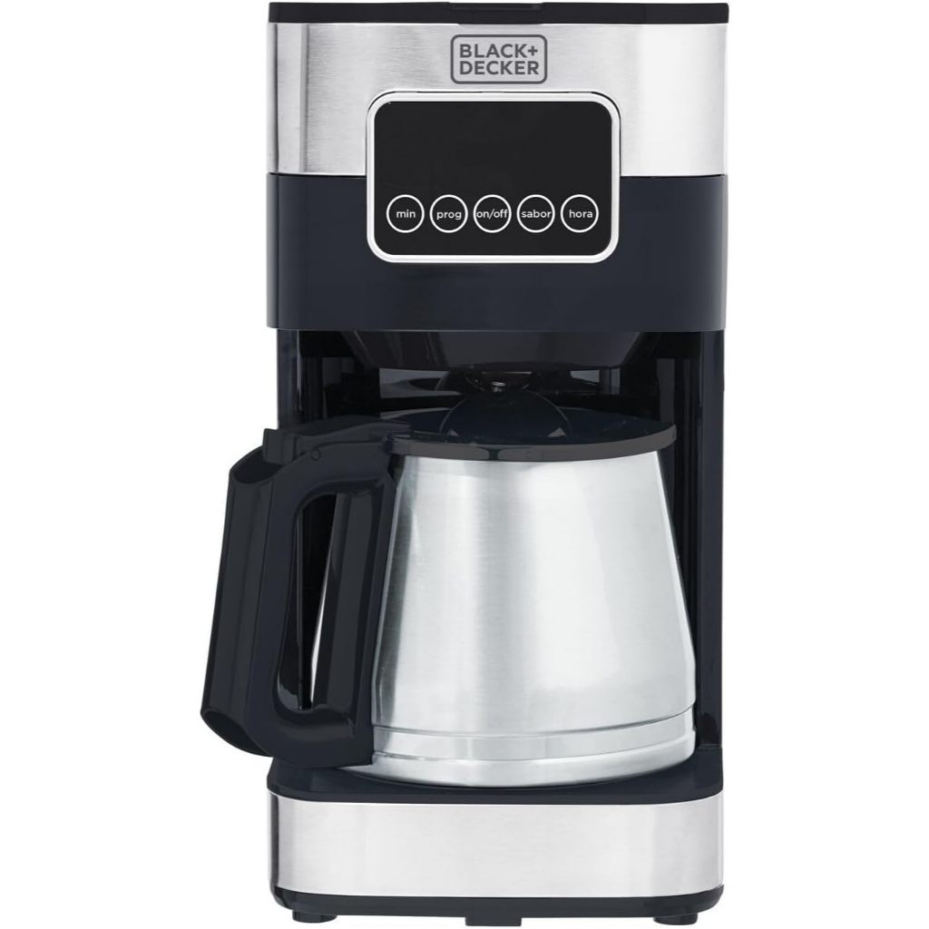 Cafeteira Elétrica Programável Black Decker Modelo CM350G-BR 110V Inox 1,5L Filtro Permanente