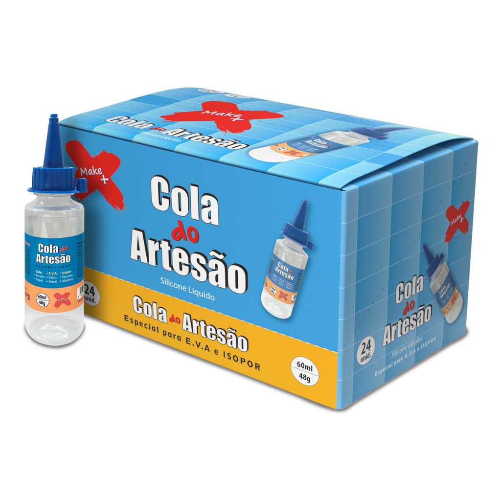 Cola Do Artesão Silicone Líquida Multiuso Selecione o Tamanho Ideal