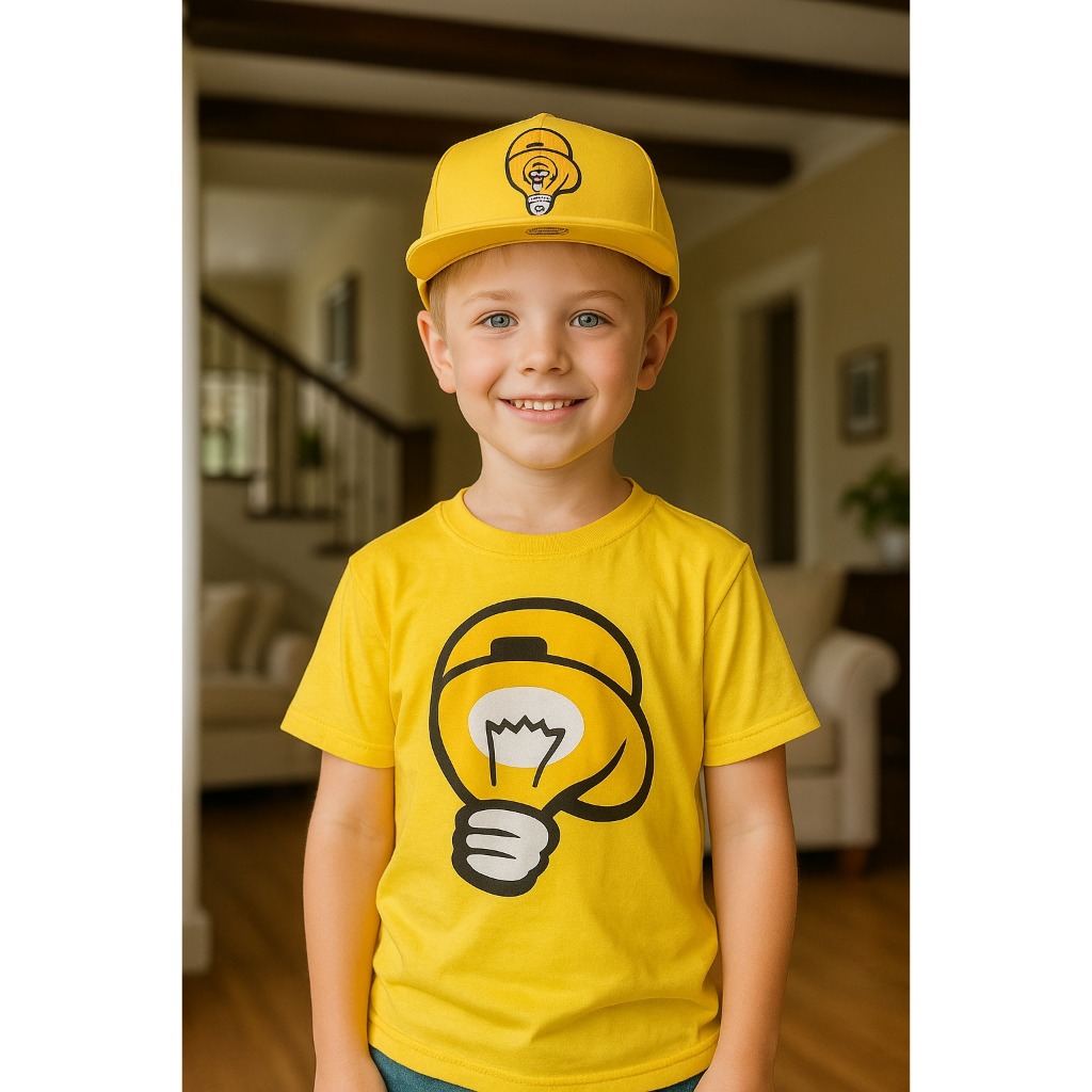 Camiseta e boné Leozinho KIT com as duas peças Grupo dos Rosas