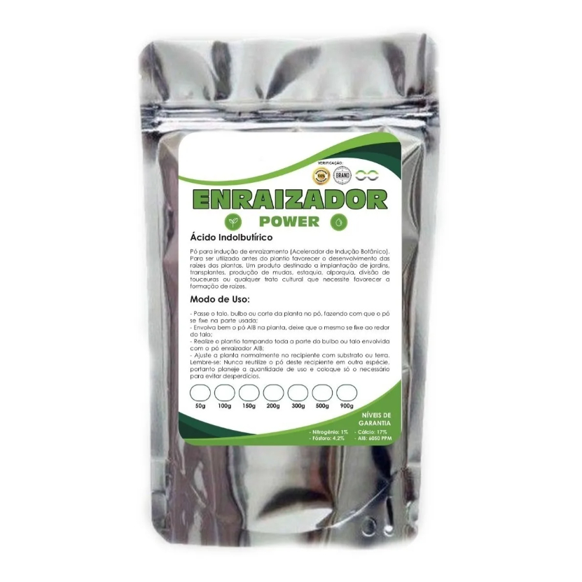 Ácido Indolbutírico Aib Pó Enraizador Hormônio 6000ppm 500gr