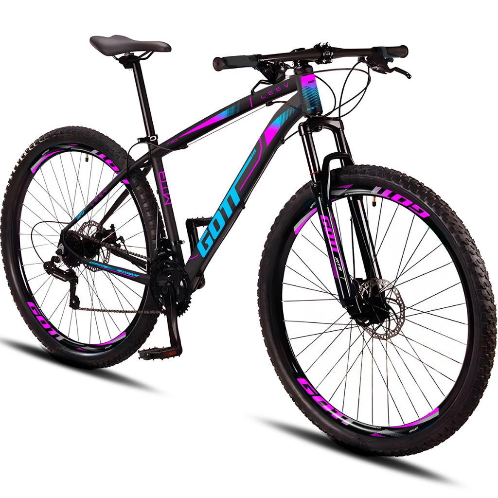 Bicicleta Aro 29 Alumínio Gott 21v Traseiro Shimano Leev