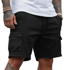 Short cargo masculina streetwear ACIMA DO JOELHO casual bolsos laterais estilo mauricinho premium