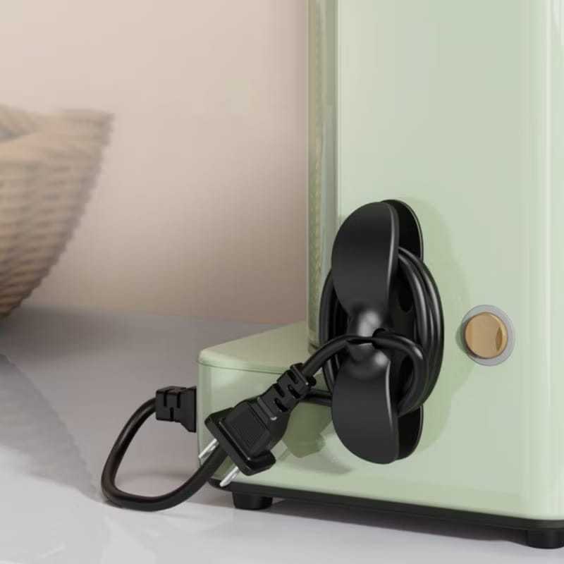 Kit 9 Suporte  Do Cabo Clipe Universal O Invólucro Organizador Para Cabos De Armazenamento De Mixer Liquidificador