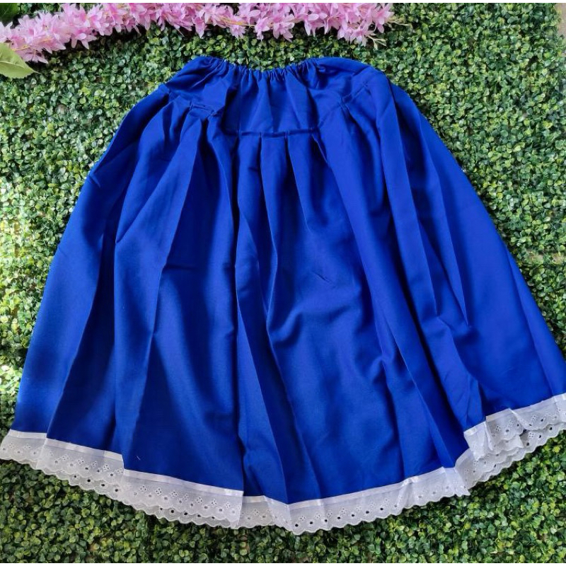 Umbanda Candomblé Saia Oxford Azul Royal 3,00