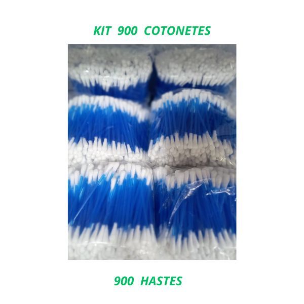 kit hastes flexível/cotonete  900 unidades.