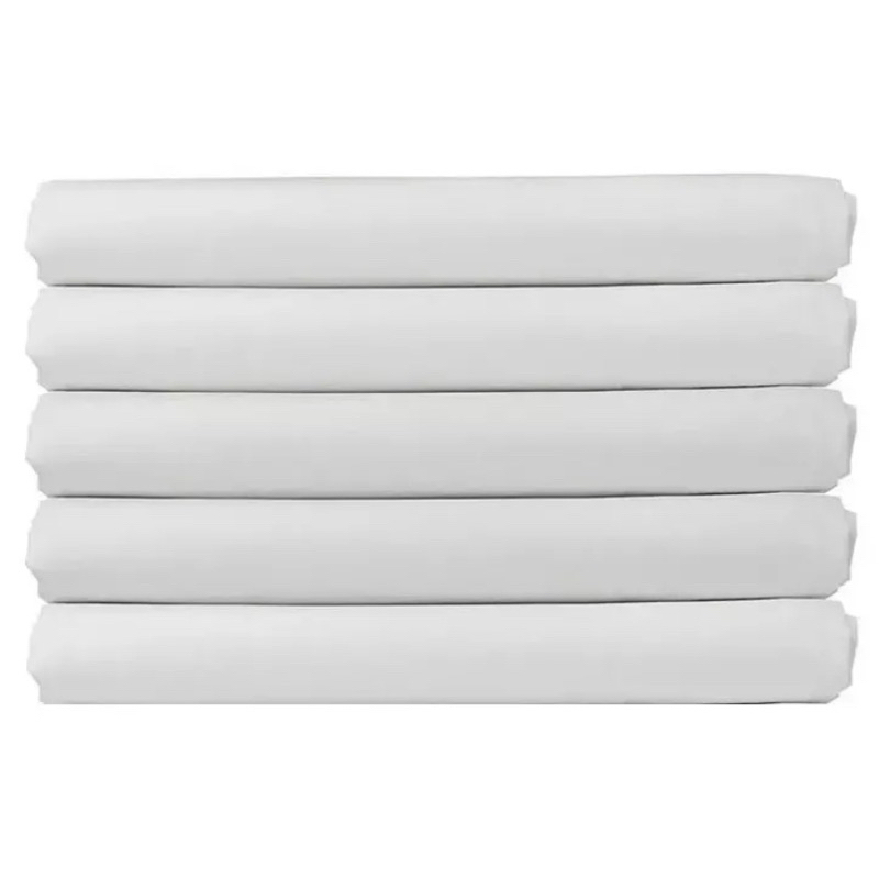 KIT COM 3 LENÇOL BRANCO PARA BERÇO PADRÃO AMERICANO 100% algodão