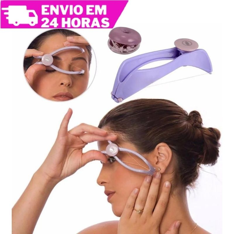 Depilador Facial Egípcia Removedor de Pelos Sobrancelha Depilação Em Linha