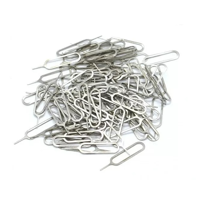 Kit 10 a 100 Peças Chave Abertura Bandeja Chip Sim CardChavinha Extratora