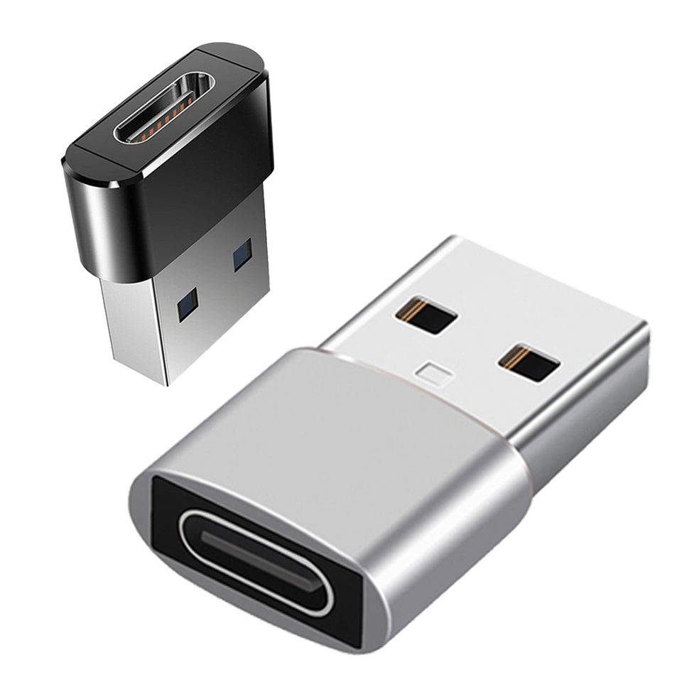 Adaptador Plug Tipo C Fêmea Para USB Macho 2.0