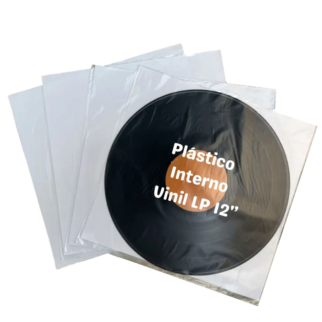 Capa Disco Vinil Lp 30 Sacos Plásticos Interno Proteção