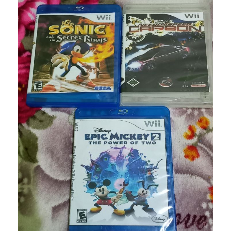 nitendo wii 3 jogos
