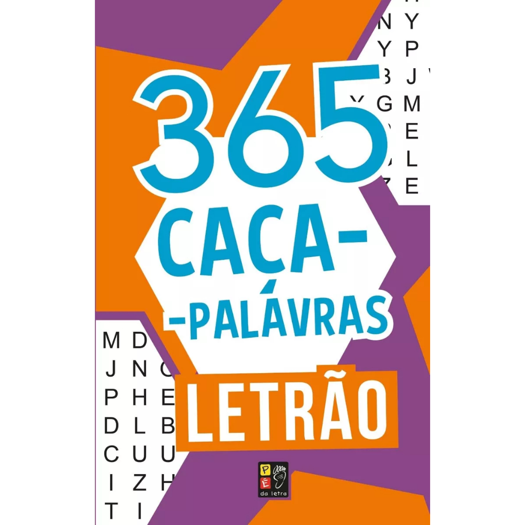Livro: 365 Caça-palavras Letrão - Pé Da Letra (novo)