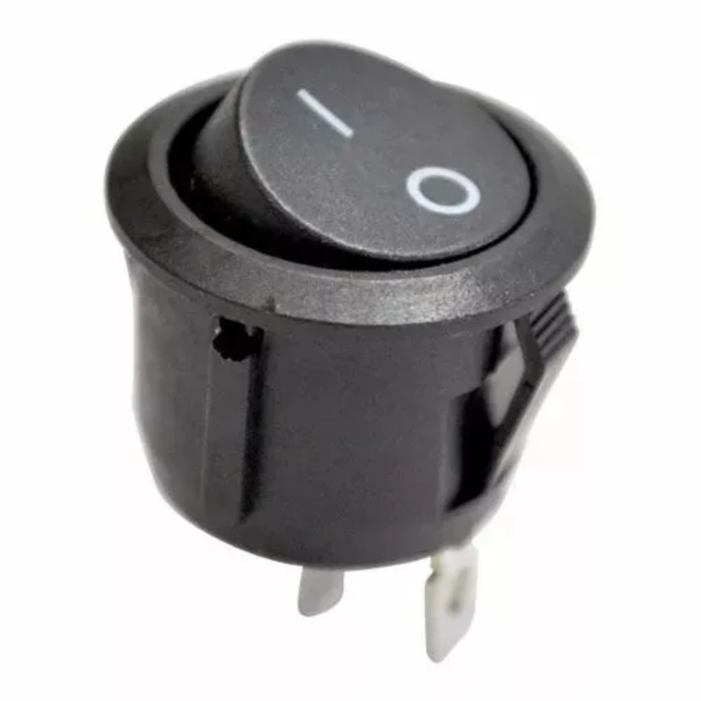 Botão Interruptor Chave Gangorra Liga/desliga Eletrico 2 Pinos Universal