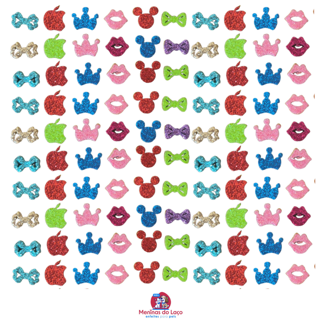 400 | 300| 200| 100 Micro Adesivos Pet - sortidos - cola premium