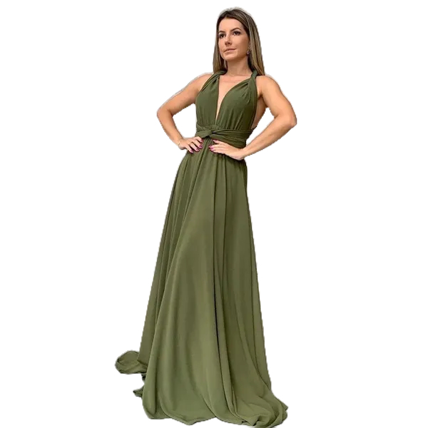 wistlefashion Vestido longo MultiFormas Madrinhas Casamento Festas Cores oferta relampago hoje