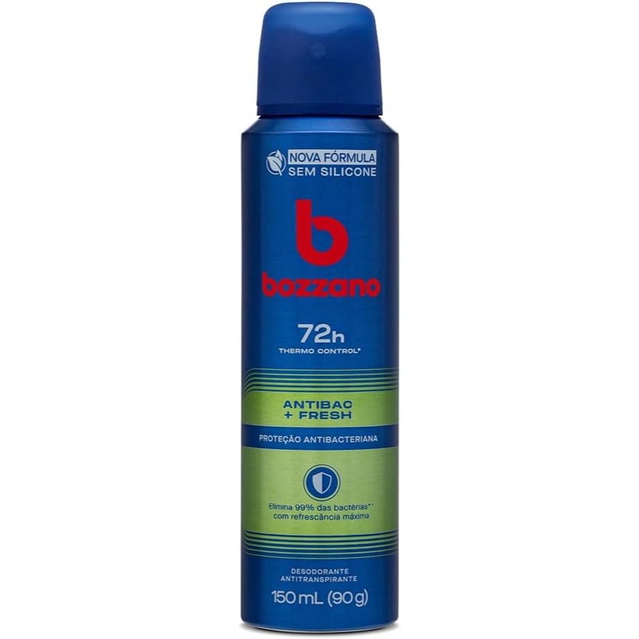 Desodorante Antitranspirante Bozzano Aerossol Antibac + Fresh Com 150ml