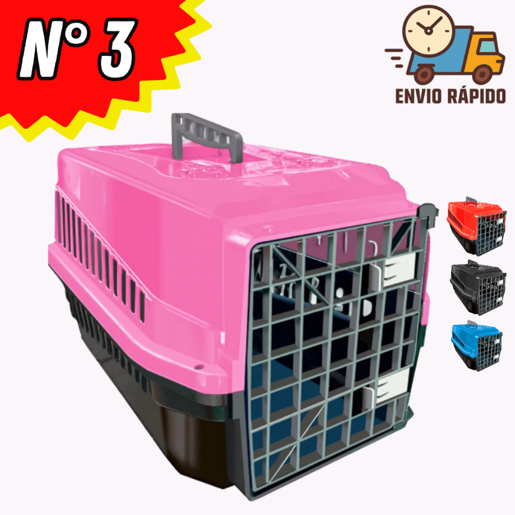Caixa de Transporte N3 GRANDE Pet Para Cães e Gatos até 7KG ENVIO IMEDIATO