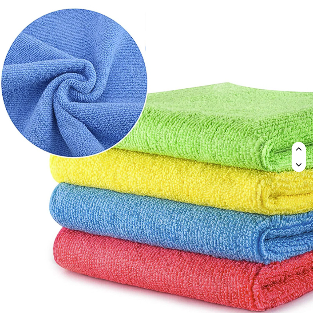 Kit 12 Panos Magico Microfibra Grande  Limpeza  Multiuso Alta Absorção