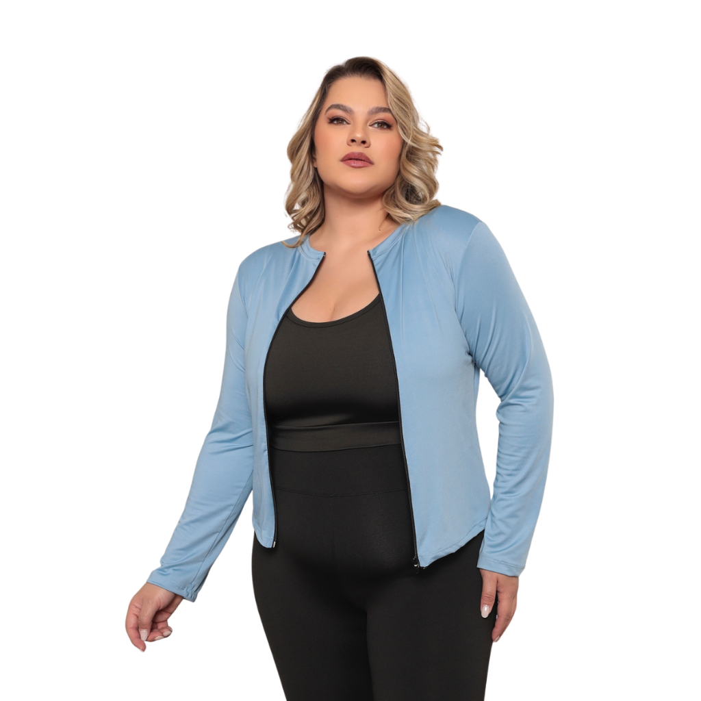 Jaqueta Feminina Plus Size Dry Fit