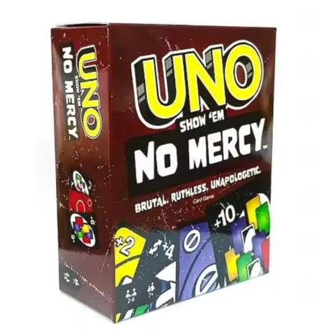 Novo uno jogo de tabuleiro games uno cartões mesa família