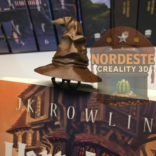 Marca Pagina Harry Potter Chapéu Seletor Marcador Livros Revistas Cadernos Bookmark J. K. Rowling -/